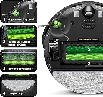 【新品未使用】Roomba Combo i5+ Amazon.com - iRobot Roomba Combo i5+ Vacuum/Mop + Self